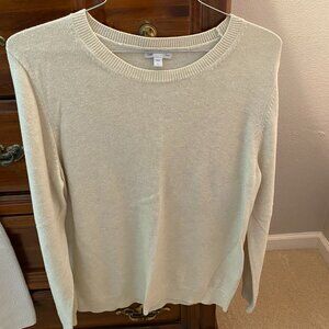 GAP Women's Knit Sweater XL off-white/cream